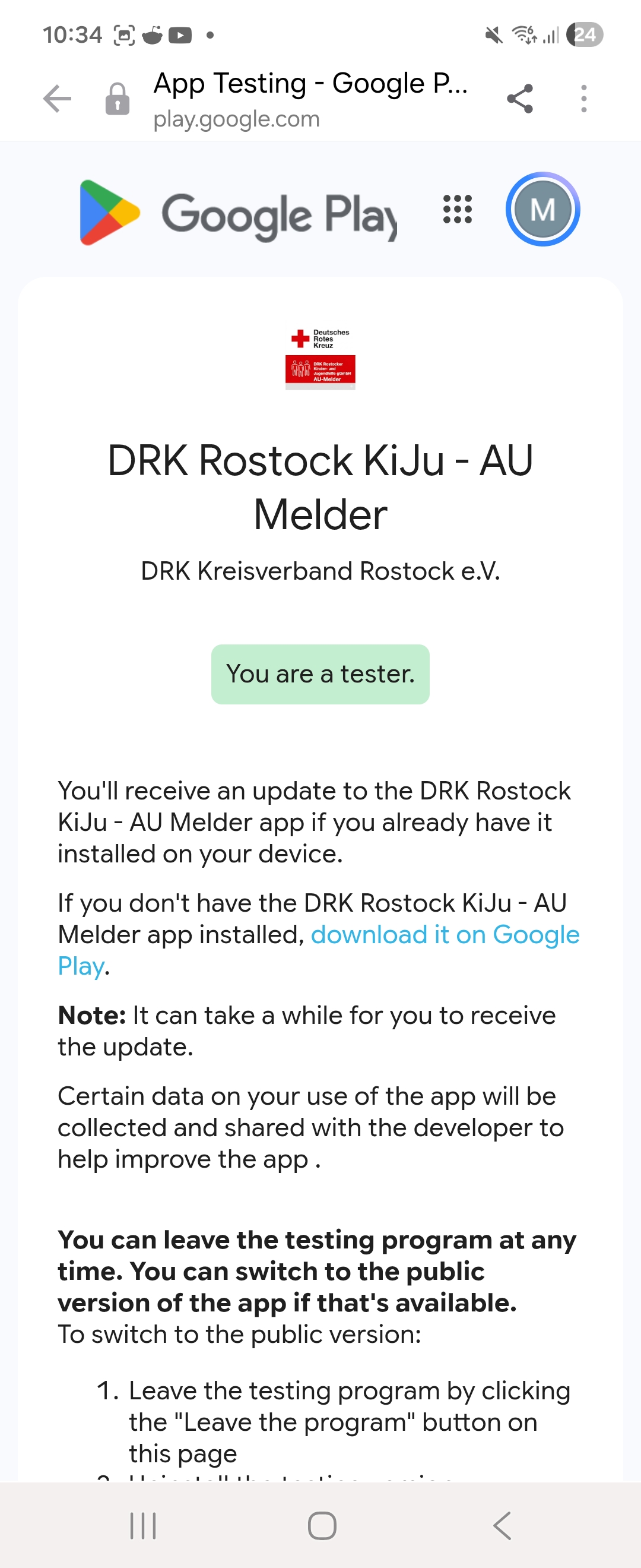 Android-Installation über Google Play – Schritt 5